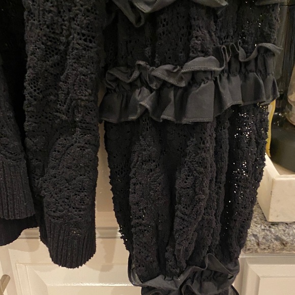 Anne Fontaine Black Lace Blouse - Picture 7 of 10